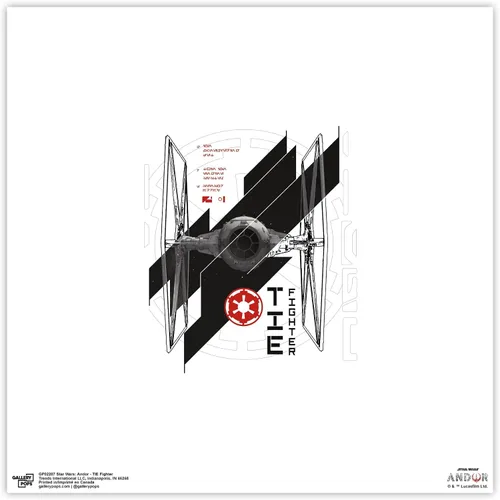 Vista 9 de Trends International Gallery Pops Star Wars: Andor - Póster de pared de Tie Fighter, 12 x 12 pulgadas, versión enmarcada en negro Versión con marco