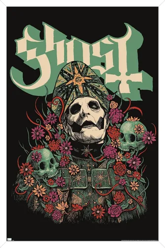 Vista 12 de Trends International Ghost - Póster de pared Bliss, 22.37 x 34.00 pulgadas, versión premium sin marco