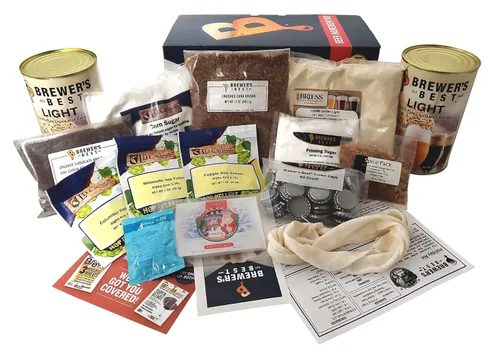 Vista 2 de Brewer's Best Kit de ingredientes de cerveza-Holiday Ale