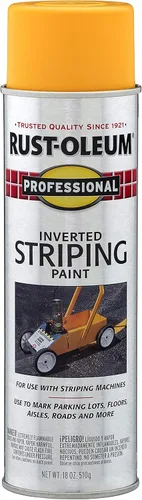 Vista 13 de Rust-Oleum 2578838 Pintura en aerosol profesional de rayas invertidas, 18 onzas, color negro
