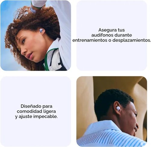 Vista 5 de Google Pixel Buds 2a - Auriculares inalámbricos Bluetooth con cancelación activa de ruido y modo de transparencia, ligeros, ajuste cómodo, batería