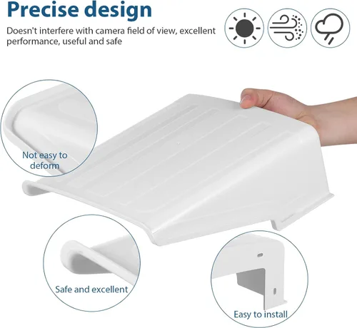 Vista 5 de Generic Cubierta de la cámara de seguridad al aire libre impermeable protector parasol universal cámara cubierta de lluvia para CCTV Dome Bullet