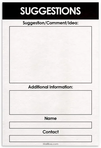 Vista 7 de Mail Boss Caja de sugerencias de acero con cierre para llaves, color negro