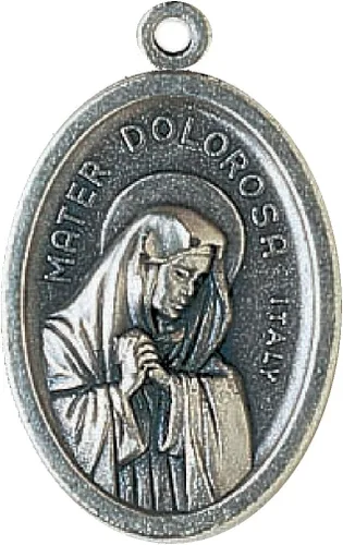 Vista 19 de Medallas religiosas con anillo Comprar 100 piezas - Acabado de buey de plata - 100% fabricado en Italia - No China NO NO hay copia Bernadette.