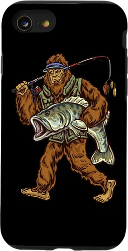 Vista 18 de Largemouth Bass Fishing Bigfoot Fisherman Case for iPhone 17