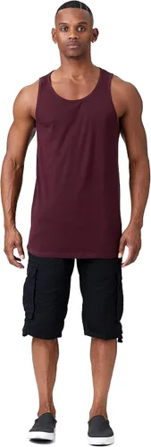 Vista 18 de Remera informal de jersey, sin mangas, lisa, básica (talles hasta 3XL, varios colores), para hombre.