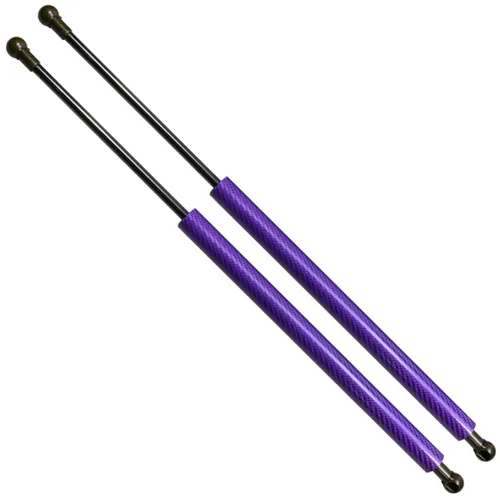 Vista 7 de Puntales de fibra de carbono compatibles con Toyota Supra JZA80 1993-2002 Amortiguadores de gas Kit de resortes de capó sin taladrar atornillado