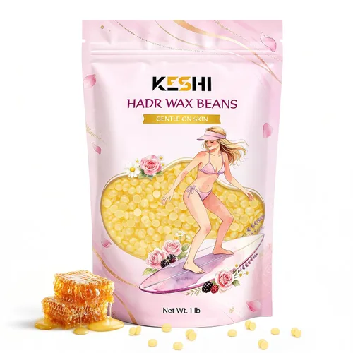 Vista 14 de KeShi Frijoles de cera dura de 1 libra para kit de depilación, repuesto