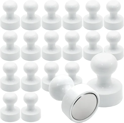 Vista 9 de LOVIMAG - Imanes negros de refrigerador, 12 unidades, imanes pequeños y fuertes para pizarra blanca, oficina, aula, mapas, accesorios de cocina