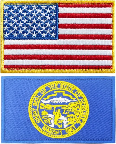 Vista 16 de stidsds Paquete de 2 parches bordados con la bandera de Estados Unidos de Alabama Alabama, bandera de Estados Unidos, bandera de Estados Unidos