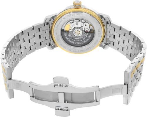 Vista 5 de Tissot Bridgeport automático Silved Dail Two-Tone t0454072203300Reloj para hombre