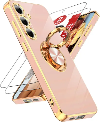 Vista 48 de LeYi Funda para iPhone XR: con Protector de Pantalla de Vidrio Templado [Paquete de 2] Soporte de Anillo Giratorio de 360°, Soporte Magnético