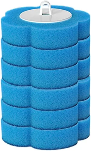 Vista 11 de 36 cabezales desechables de cepillo de inodoro, repuestos de varilla de inodoro para limpieza de inodoro y baño, almohadillas de repuesto 36 piezas