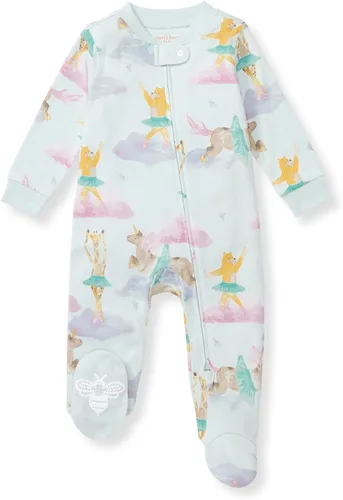 Vista 20 de Burt's Bees Baby Pijama con pies de algodón orgánico para niña Cozy Teddies - Paquete de 1