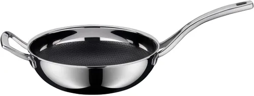 Vista 2 de WMF Profesional Resist Wok Diámetro Material multicapa Estructura de panal totalmente recubierta Mango de plástico adecuado para cocinas