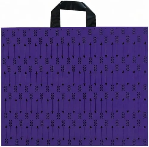 Vista 15 de Infinite Pack Bolsas grandes de mercancía de agradecimiento con asa de lazo, bolsa de boutique brillante, refuerzo inferior de 3 pulgadas y 3 mil