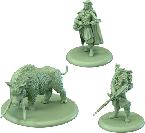 Vista 4 de CMON A Song of Ice and Fire - Juego de miniaturas de mesa Free Folk Heroes III - Campeones del Norte salvaje, juego de estrategia para adultos