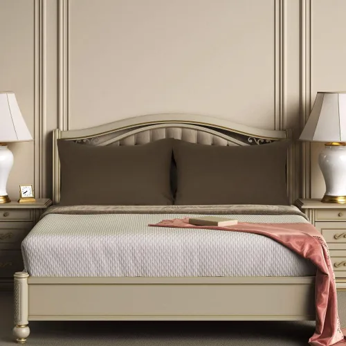 Vista 7 de PiccoCasa Paquete de 2 fundas de almohada de microfibra cepillada de lujo de 1800 hilos, fundas de almohada suaves para almohada estándar