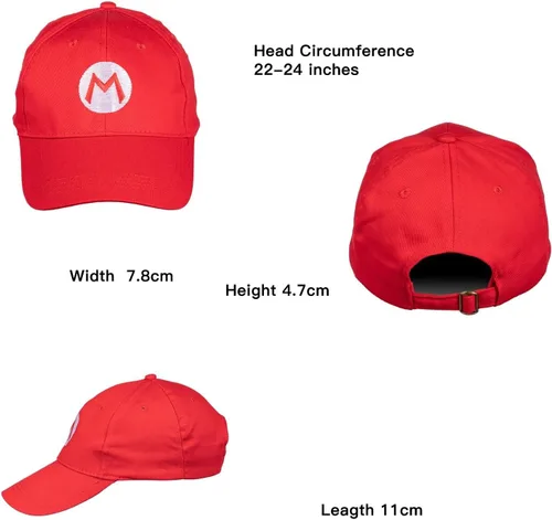 Vista 3 de Update V3Super Mario Bros Unisex Sombrero de béisbol Cap Halloween sombrero Cap