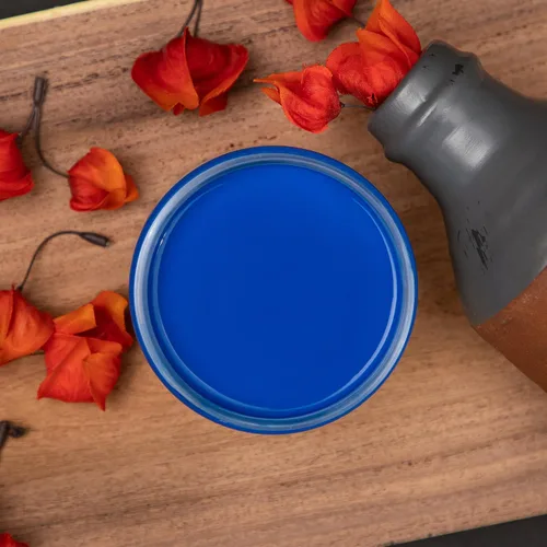 Vista 136 de Pintura para muebles con acabado de tiza Dixie Belle Paint Company - Amatista (4oz) - Pintura mineral de tiza chic púrpura profundo mate