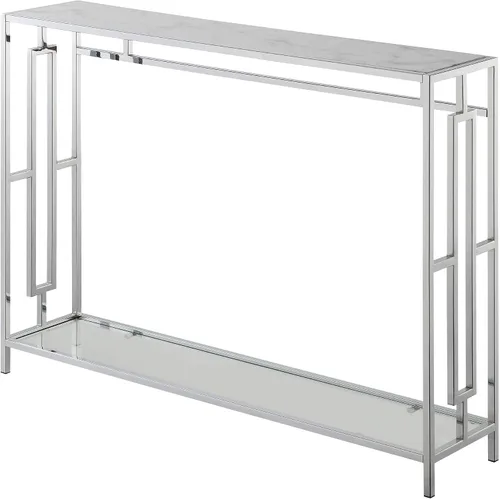 Vista 7 de Convenience Concepts 135082 - Mesa de centro Vidrio/Cromo