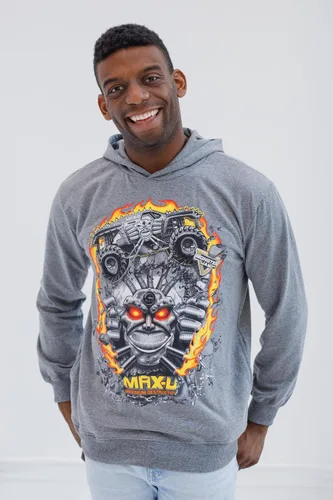 Vista 2 de Monster Jam Grave Digger Maximum Destruction - Sudadera con capucha para adultos