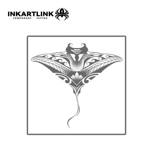 Vista 3 de INKARTLINK Tattoo Tech, 2 hojas de tatuaje semipermanente mediano, tatuajes temporales de diseño artístico para adultos, dura 1-2 semanas