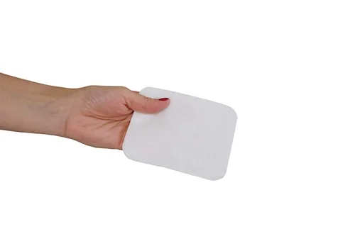 Vista 3 de Baby Organic - Almohadillas secas grandes, 100% algodón, cuadrados para el cuidado del bebé (60 unidades)