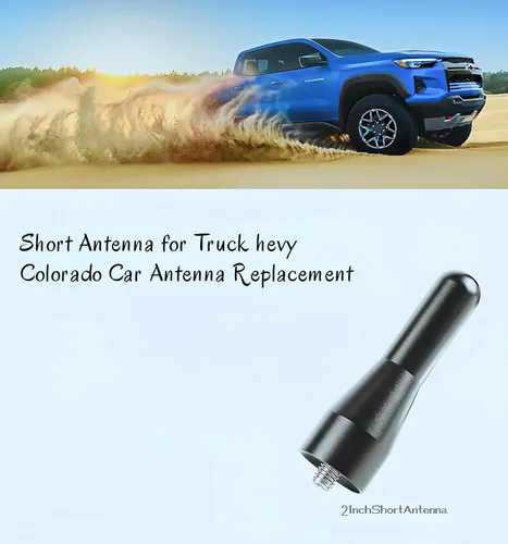 Vista 5 de Antena Corta para Camión 2015-2026 Chevy Colorado Reemplazo de Antena de Coche