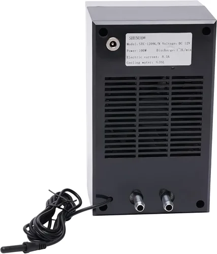 Vista 6 de Enfriador de agua para acuario, sistema de enfriamiento de tanque de peces de acuario independiente de 30L, enfriador de agua hidropónico de 100 W