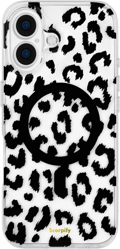 Vista 143 de SCORPIFY - Funda para iPhone 17 Pro Max Leopardo negro transparente LP-Negro Transparente Leopardo