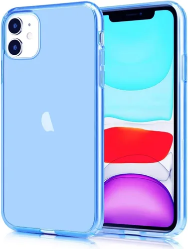 Vista 14 de JJGoo Funda compatible con iPhone 11, color negro transparente, suave, absorción de golpes, antiarañazos, a prueba de golpes, funda protectora