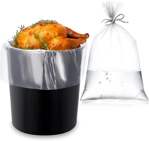 Vista 9 de Zonon 15 bolsas de 5 galones, para marinar y salmuera, almacenamiento de alimentos de 4 mil, a prueba de fugas, para pavo, pollo, carne de res, 20 x