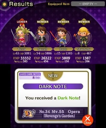 Vista 11 de Theatrhythm Final Fantasy