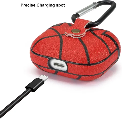 Vista 3 de Funda para AirPods 3, funda para Airpods 3, Airpods 3, Airpods 3, accesorios para Airpods 3, patrón deportivo Airpods 3, funda protectora
