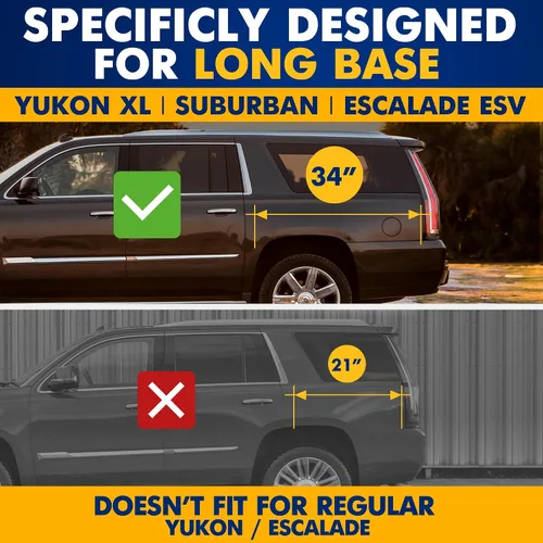 Vista 4 de Forro de carga prémium para GMC Yukon XL Denali 2021-2026 – 100% de protección, alfombrilla de maletero de automóvil de ajuste personalizado