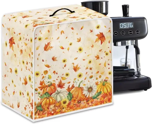 Vista 32 de Cubiertas antipolvo para máquina de café cruzado con bandera estadounidense, para mezclador, máquina de jugo, mantiene la cocina y la oficina