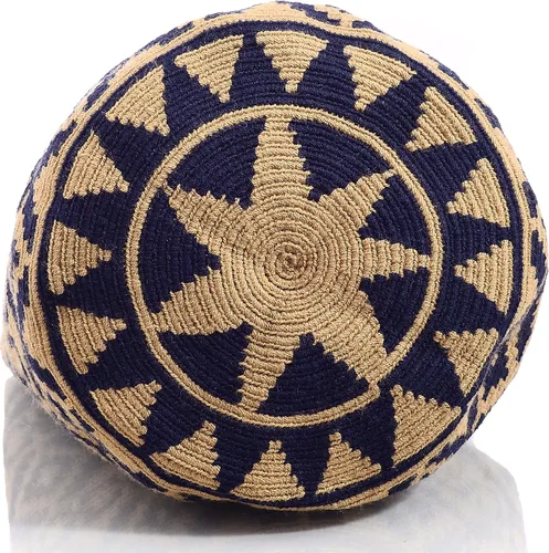 Vista 4 de Wayuu Boho Chic Collection Designer Hand Woven Crocheted Tote Bag