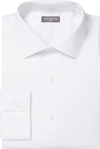 Vista 3 de Van Heusen Camisa de vestir para hombre, ajuste delgado, ultra sin arrugas, cuello flexible elástico