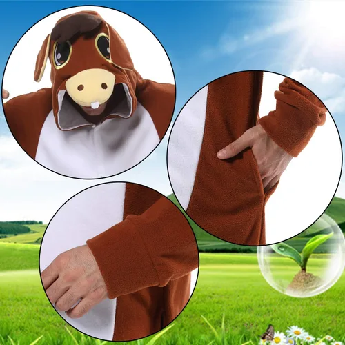 Vista 7 de Lifeye - Pijama para adulto con diseño de burro