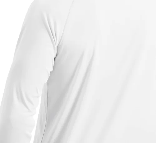 Vista 6 de CRYSULLY Camisas de pesca UPF 50 de manga larga para hombre protección solar para senderismo cremallera de 14