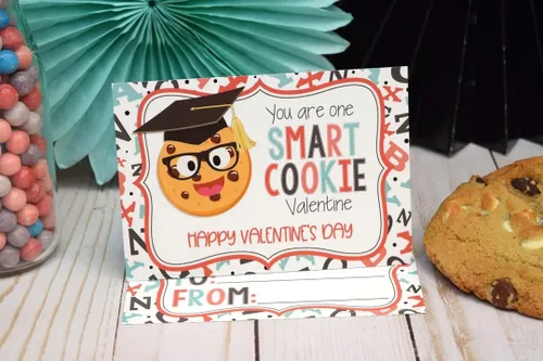 Vista 2 de AmandaCreation - Tarjetas para el día de San Valentín con chispas de chocolate con chispas de chocolate para regalar a amigos y compañeros de clase