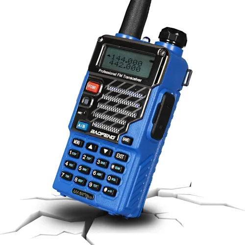 Vista 9 de BAOFENG UV-5R+ Plus Radio bidireccional, largo alcance para adultos, recargable con auricular, Walkie Talkie para exteriores, 144-148MHz 420-450MHz