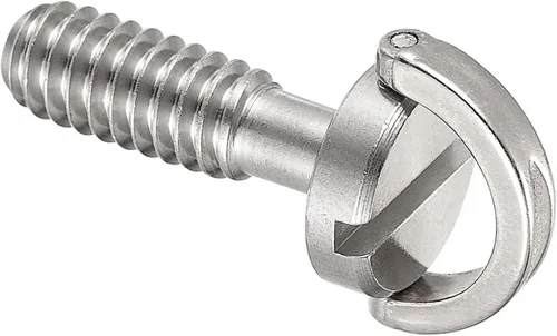 Vista 5 de uxcell Tornillo de trípode para cámara, adaptadores de tornillo de montaje macho de 1/4 pulgadas, ranurados de 0.79 pulgadas de longitud