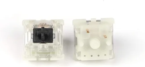Vista 19 de YMDK Gateron MX Switch - Carcasa transparente de 3 pines y 5 pines para teclado mecánico, compatible con Cherry MX