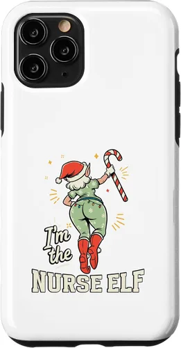 Vista 26 de I'm The Nurse Elf Funny Matching Family Christmas Group Case for iPhone 16