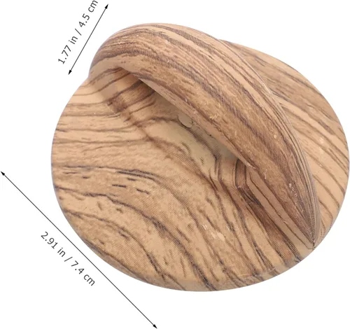 Vista 3 de DOITOOL Pomo universal de repuesto para tapa de olla resistente al calor, para woks de vapor y sartenes de sopa, paquete de 2 con tacto cómodo, 2.91