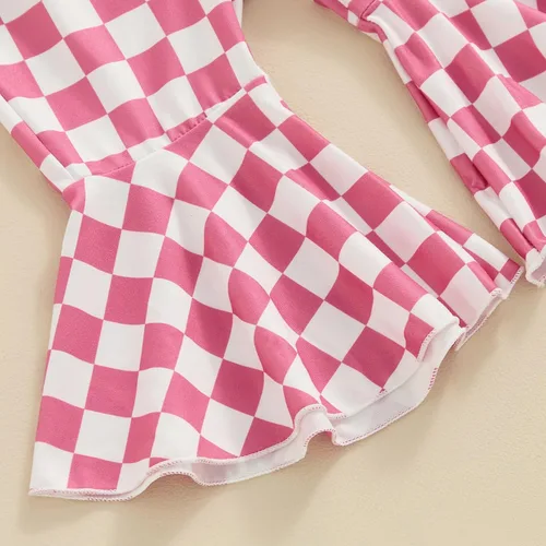 Vista 141 de Sejardin Ropa de verano para bebé y niña, recién nacida, manga corta, con letras, mameluco elástico con diadema