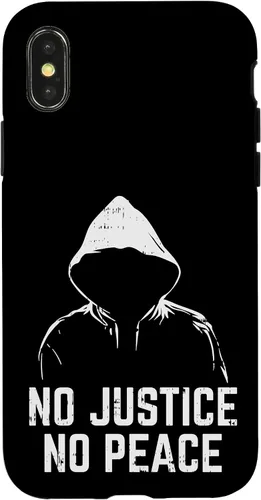Vista 4 de Funda de regalo africana para iPhone 15 Justice No Peace Black Lives Matter BLM Protest