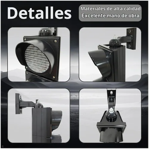 Vista 7 de 100-3 4pulg 100mm Luz de Semáforo de Parada/Circulación/Botón de Control/Lámpara LED AC 85-265V, Carcasa de PC Resistente al Agua IP65 AC 85-265V